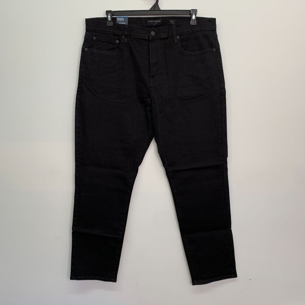 Lucky Brand Men's Jeans 412 Athletic Slim Stretch Denim Black Jean Size 38 x 32